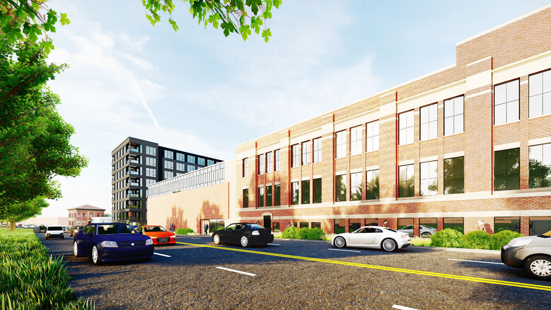 RENDERING 1: Former Hostess plant